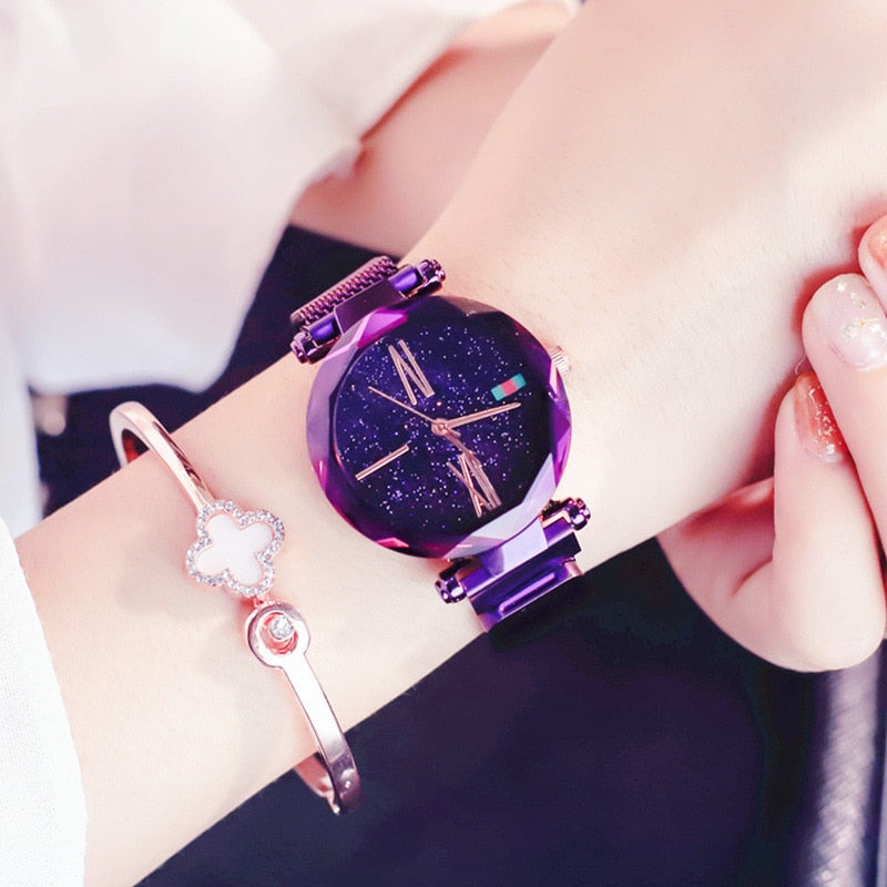 Charming Purple Women Watches