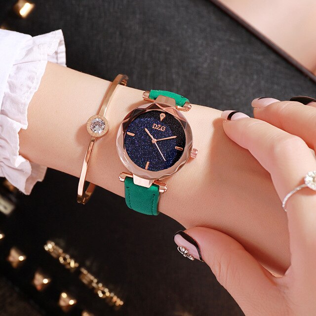 Hot Sale Luxury Starry Sky Crystal Women Watches